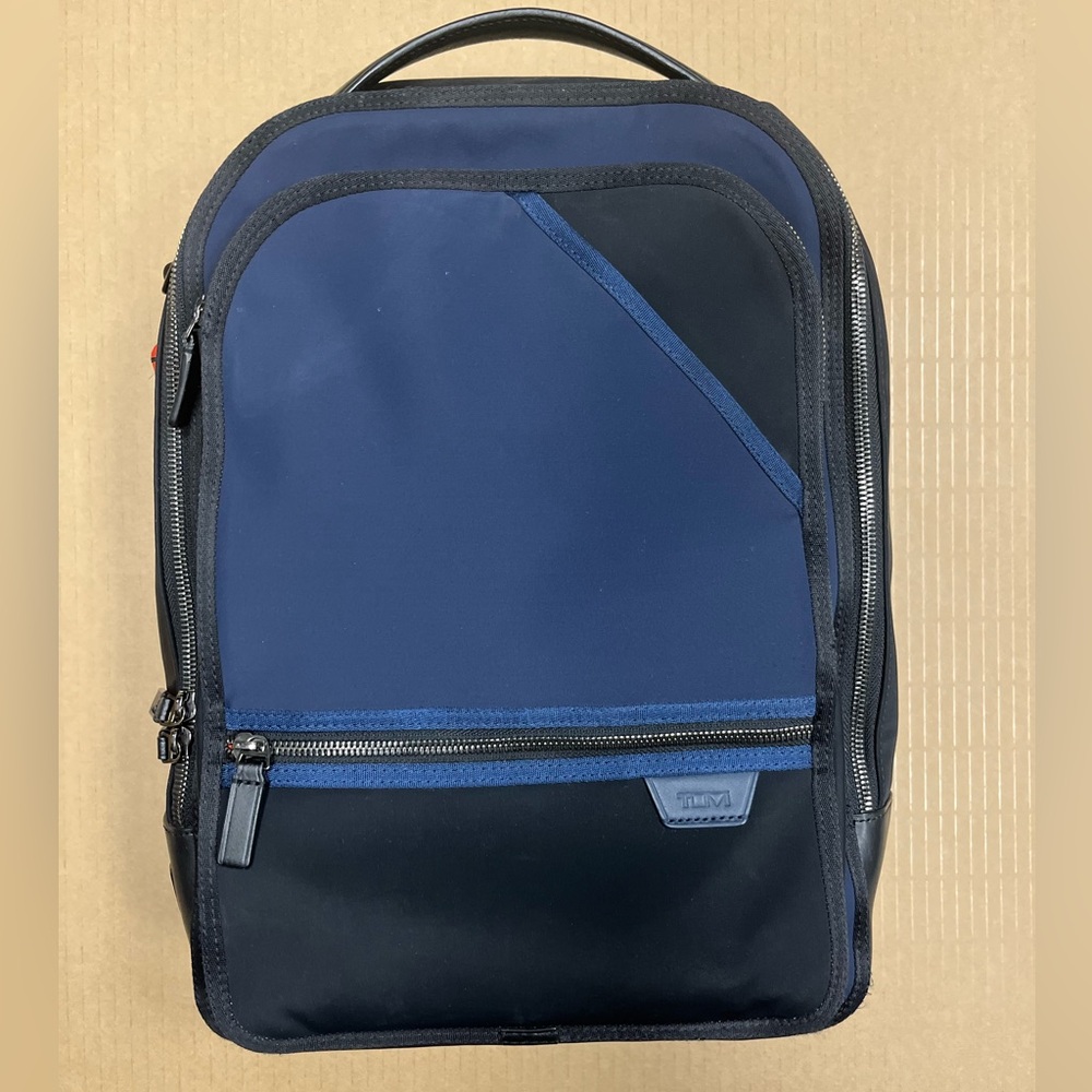 TUMI Harrison Bradner Backpack in Blue and Black